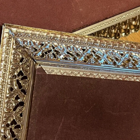 Vintage Goldtone Metal Photo Frame Duo ๐ - Picture 2 of 16